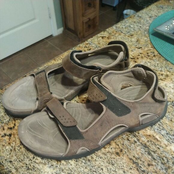 TEVA 6101 Fossil Canyon Hybrid Trail Men 12 US 45.5 EU Brown WATERPROOF Hiking - Picture 1 of 12